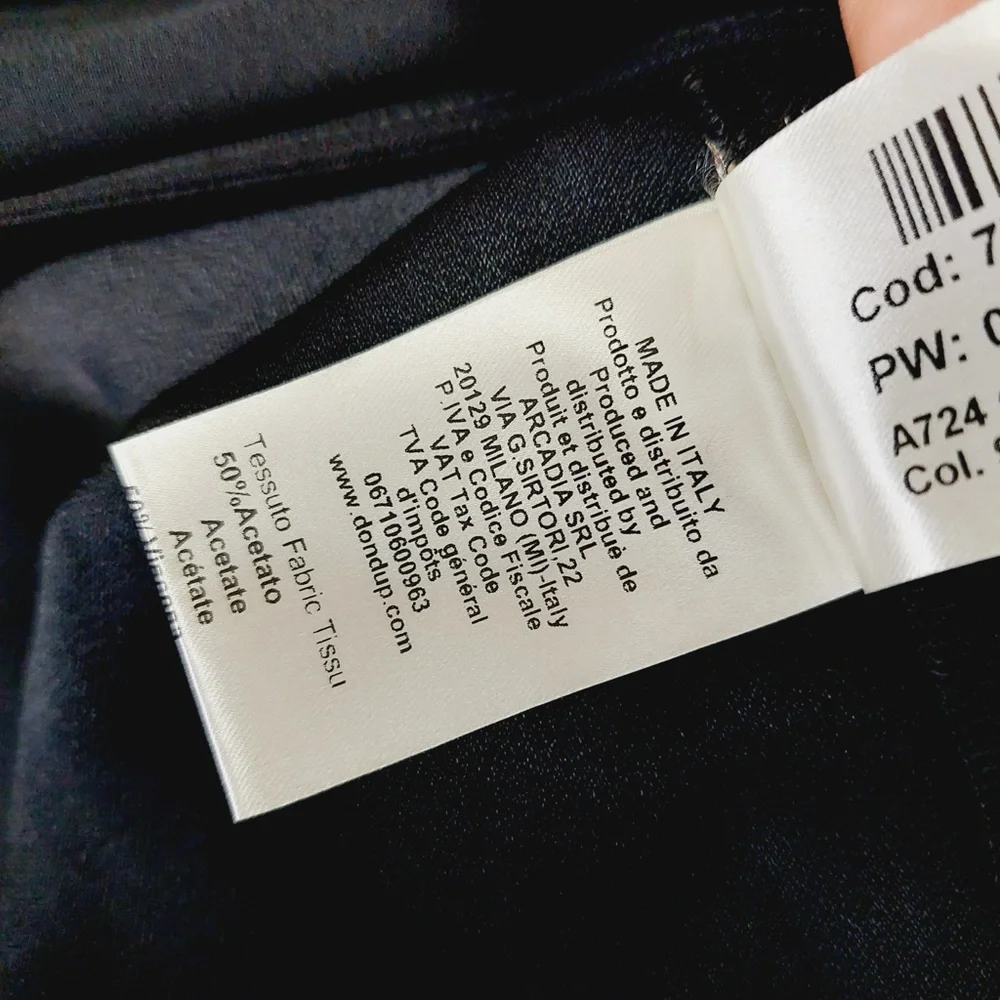 NEW Dondup Black Sleeveless Bow Neck Maxi Shift Dress P1878 - Picture 8 of 10